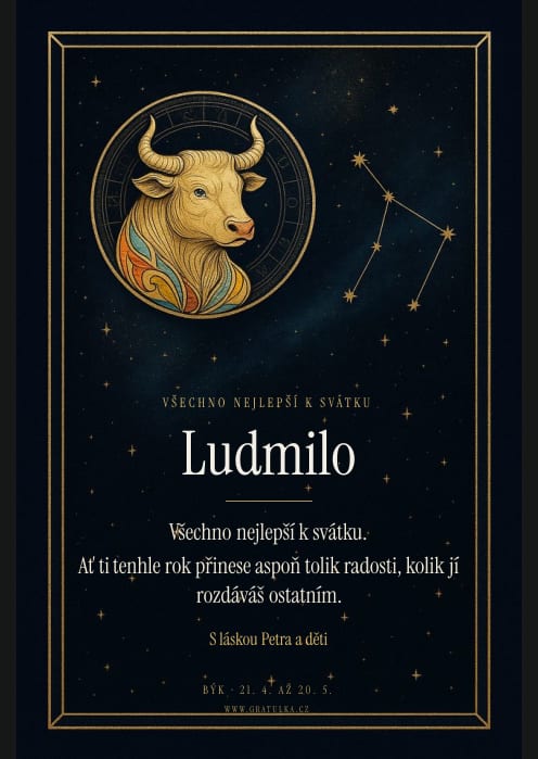 Šablona Býk